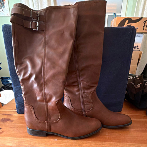 Damen reitstiefel braun - reitstiefel,