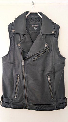 Harley davidson lederweste - davidson,