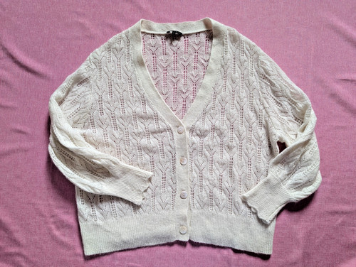 Superweiche ajour strickjacke - superweiche, ajour-strickjacke