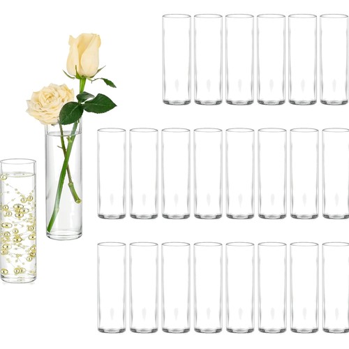 Vasen glas set mini zylinder - set,