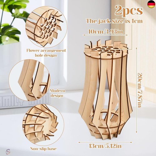 Stück holzvase für lego - stück,