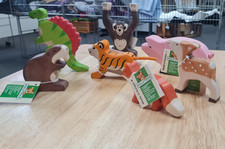 Kinder Holzspielzeug  7 Tiere