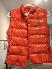 Moncler Weste Orange Glänzend