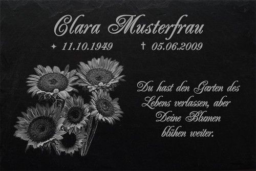 Gedenktafel grabplatte - gedenktafel,