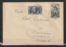 Frankreich alter Brief nach