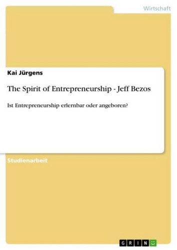 The spirit entrepreneurship - the,