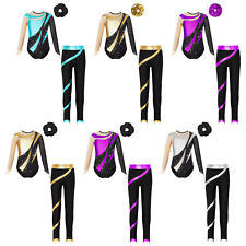 Turnanzug Mädchen Langarm