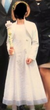 Kommunionkleid und Bolero Gr