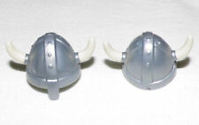 13425, Helm, Hörnerhelm, Wikinger, silber, weiss