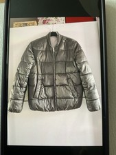 Damen Jacke Größe 36/38 Wendejacke,silbergrau/Puderfarben von FB Sister 