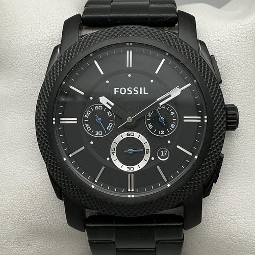 Fossil mens watch 45mm black - fossil,
