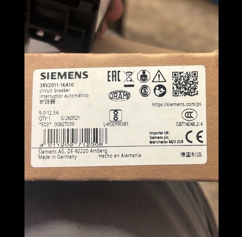 Siemens sirius 3rv2011 1ka10 - sirius, 3rv2011-1ka10