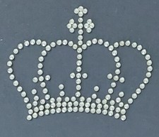 Hotfix Strass Bügelbild Krone