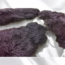 Schwarze XXL Schaffelle Echte