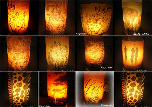 Runde windlicht tischdeko - runde,