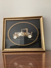 Ken Broadbent Collage, Rolls Royce 1923, Uhrenteile, zertifiziertes Faksimile si