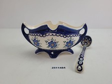 Sauciere/Schale + Löffel