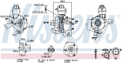 Nissens 93074 lader aufladung - 93074, lader,