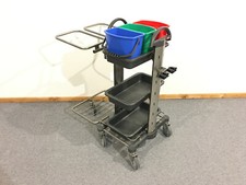 Vermop Orbit Office Edelstahl Profi Putzwagen Systemwagen Reinigungswagen Eimer