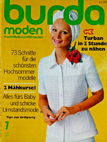 Altes burda modeheft ausgabe - modeheft, 7