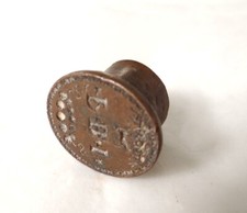 Bronze Siegelstempel Wappen