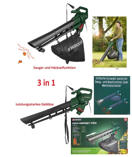 Laubbläser elektro 1 - laubbläser, 3-in-1