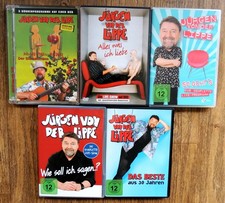 JÜRGEN VON DER LIPPE - BÜHNENPROGRAMME & LIVE-SHOWS AUF 5 VERSCHIEDENEN DVDs