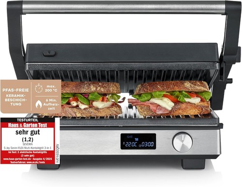 Severin kontaktgrill edelstahl - severin,