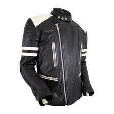 Motorrad Lederjacke Retro