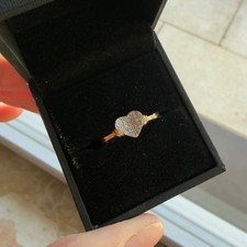 Brillant Ring Herz in 585 / 14