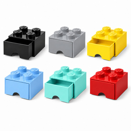 Lego brick drawer noppen - drawer, 4