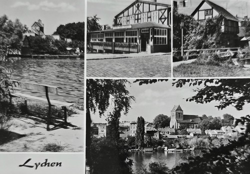 Lychen ddr alte postkarte - lychen,