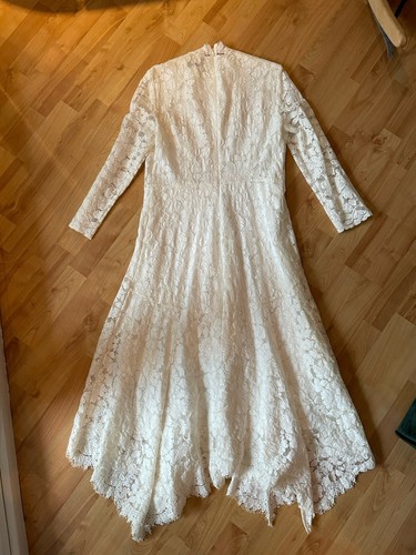 Ivy oak kleid spitze - oak, weiß