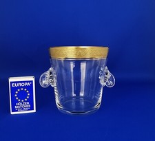 THERESIENTHAL Concord Eiswürfelglas Kleiner Eiskübel Mintonborde Goldfries 10 cm