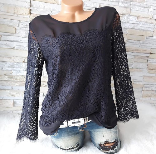 Spitzen bluse tunika - bluse, damen