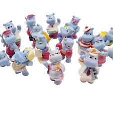 ÜEI Figuren Sammlung Konvolut Happy Hippos Mickey Maus Dinos Pinguine Set Koffer