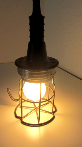 Alte gitterlampe baulampe - alte,