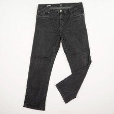 DRIFTER Herren Jeans W40/L32 Schwarz Used-Look Stretch Denim Jack 98% Baumwolle