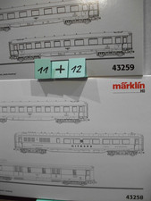 Märklin 43258/59 Wg-Sets "Berlin-Hamburg"