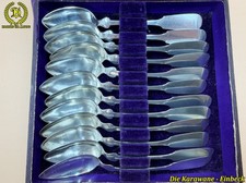 12 x antike Silberlöffel