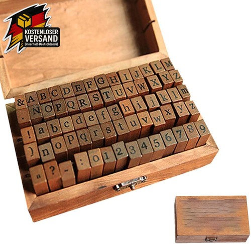 Alphabet-Stempel-Set