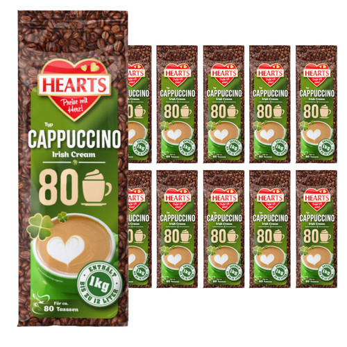 Hearts cappuccino irish cream - cappuccino,