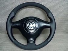 Sport Lenkrad  Golf 4 Passat Bora mit Airbag  NEU LEDERBEZUG Neu Beziehen