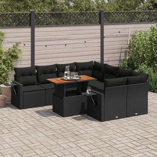 Tlg garten sofagarnitur - 9-tlg., mit