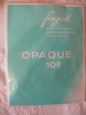 ungetr. edle FOGAL OPAQUE 108 Strumpfhose, Gr. M, Farbe marine, den 40
