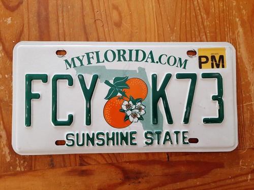 Original usa nummernschild - x,