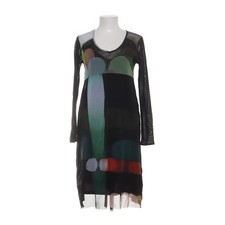 Aventures des Toiles, Kleid, Größe: 38, Schwarz/Mehrfarbig #eeg