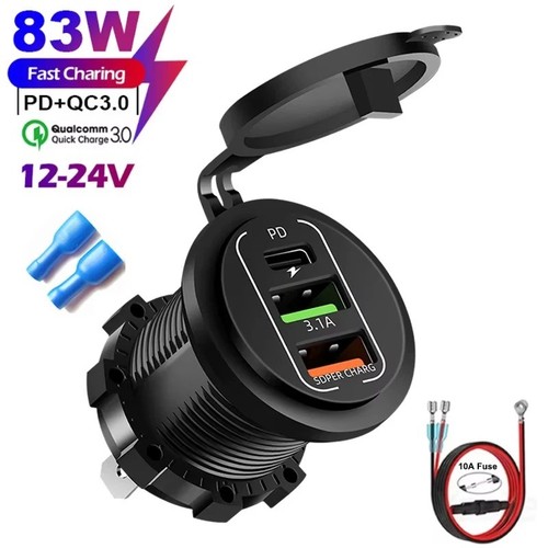 Usb steckdose 12v qc - usb,