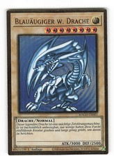 Yugioh BLAUÄUGIGER W. DRACHE , mago-de001 Premium Gold Rare deutsch NM 1st