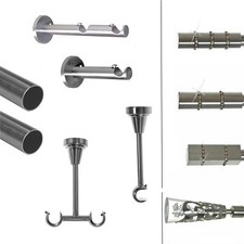 BASIT Gardinenstange Edelstahl